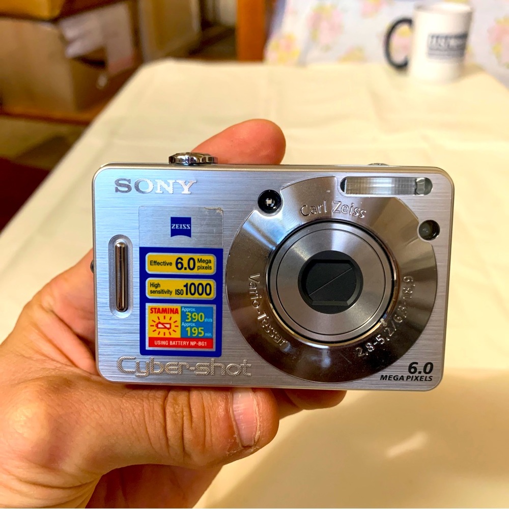 Sony Cyber-shot DSC-W50 6.0 MP Digital Camera - Silver